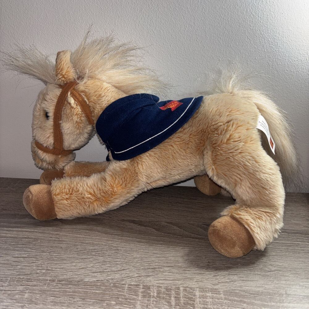 Wells Fargo Legendary Pony Nellie Plush Stuffed Animal 14" Beige Horse 2015